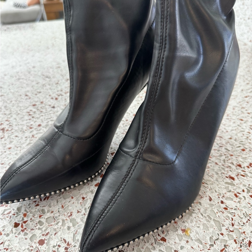 Bar III Black Heeled Boots